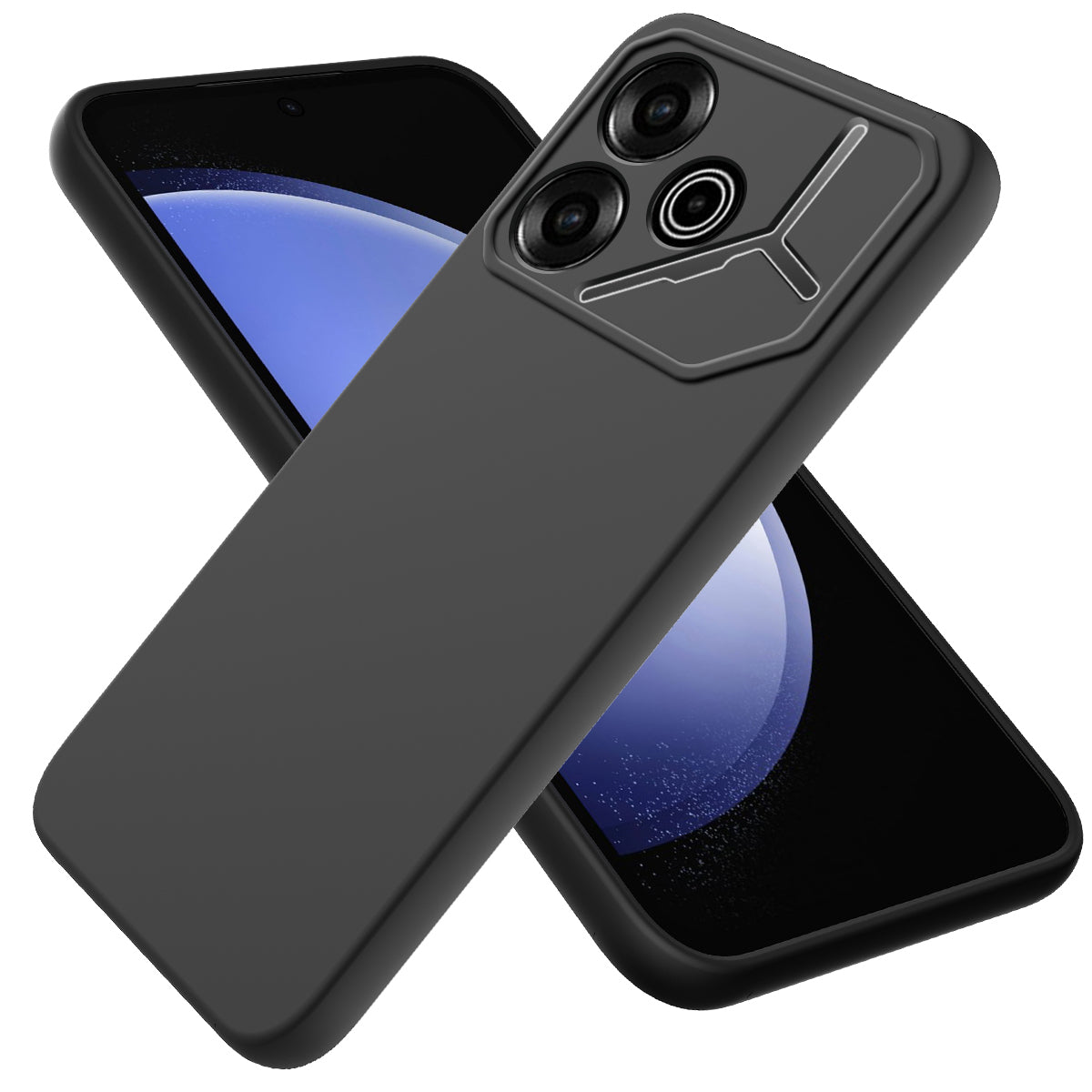 For Transsion Tecno Pova 6 5G Case Soft Liquid Silicone Phone Back Cover with Lanyard For Transsion Tecno Pova 6 5G Case Soft Liquid Silicone Phone Back Cover with Lanyard